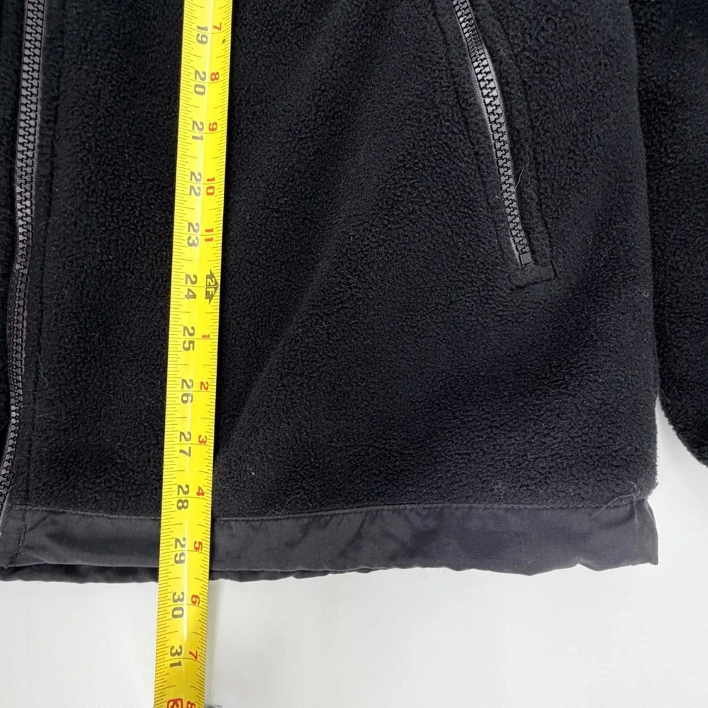 The North Face Jacket Mens L Black Denali Polartec Fleece Full Zip A193 Retro